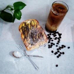 Toast Tiramisu Coklat Keju Kopi Susu