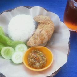 Ayam Kriuk Dada   Nasi