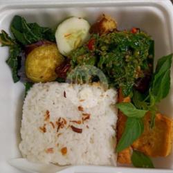 Nasi Ayam Penyet Sambal Ijo