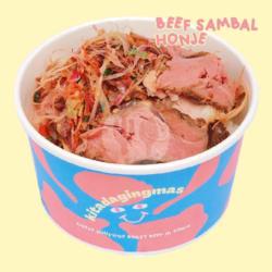 Rice Bowl Beef Sambal Honje Promo