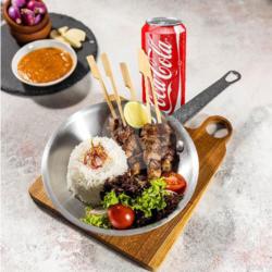 Australian Beef Sate Taichan   Coca Cola