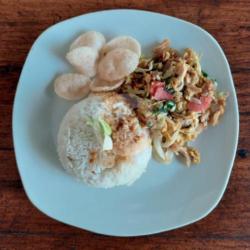 Nasi Orak Arik Ayam Suwir