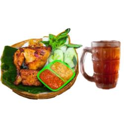 Paket Nasi Ayam Bacem   Es Teh