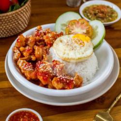 Rice Box Ayam Saus Bangkok