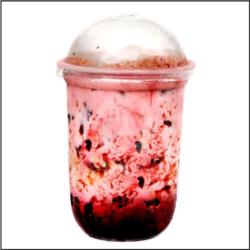 Es Boba Red Velved Brown Sugar Milk