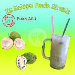 (1) Es Kelapa Sirsak Kemas Cup 14 Oz