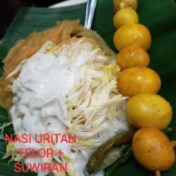 Nasi Liwet   Uritan Telur   Suwiran