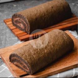 Premium Dark Chocolate Roll Cake