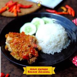 Nasi Uduk   Ayam Geprek Original Merah