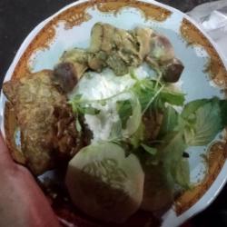 Nasi Rempelo Hati Bebek(isi 2 Pasang) Es Teh/teh Tempe Terong Kuah Kaldu Lalapan Sambel Uleg 2 Pilihan Bisa Pilih Salah Satu (sedang/gobyos) Ikan Asin