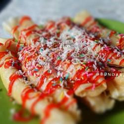 Pisang Coklat Selai Stroberry