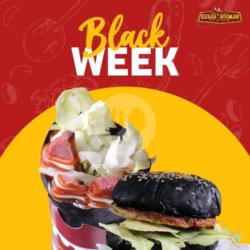 All Black 1 (black Kebab   Black Burger)