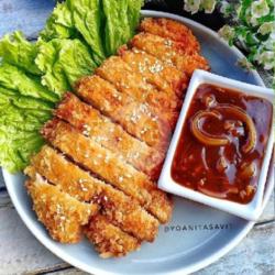 Chicken Katsu Saos Teriyaki  Plus Nasi