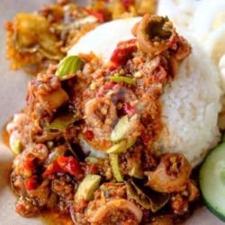 Nasi Liwet Asin Cumi