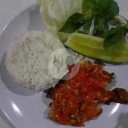 Nasi   Paha Geprek (mohon Beri Keterangan Cabenya Ya..)