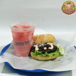 Burger Isi Daging Ayam   Vinklava