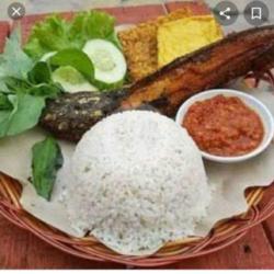 Lalapan Nasi Lele Tahu Tempe