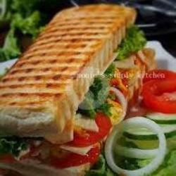 Roti Bakar Sandwich Patties Ayam