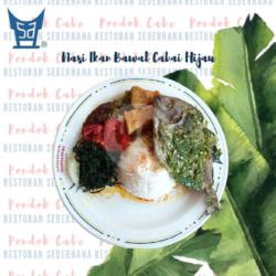 Nasi Ikan Bawal Cabe Hijau