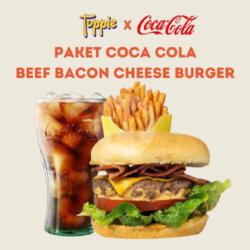 Paket Coca Cola Beef Bacon Cheese Burger