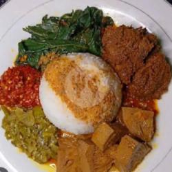 Nasi   Sayur   Rendang Sapi