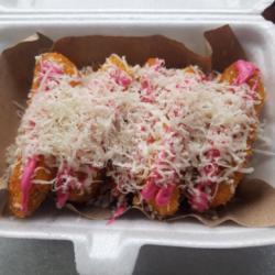 Pisang Keju Coklat Mix Strowbery