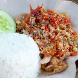 Paket Nasi Ayam Geprek Sambal Matah (paha Bawah/sayap)