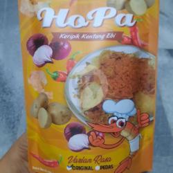 Hopa: Keripik Kentang Ebi (original) (non Msg)