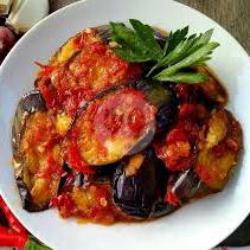 Sambal Terong Balado Chilli Egg Plant Vegetarian