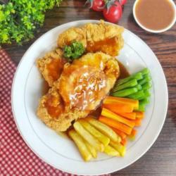 Chicken Steak Saus Barbeque