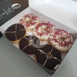 Donat Susu Cookies Lover (oreo N Redvel) 1/2 Lusin