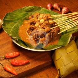 Sate Ayam Kuah Campur 15 Tusuk   Ketupat