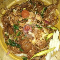 Bihun Goreng Pentol Sosis   Es Teajus