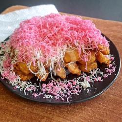 Pisang Goreng Strawberry Keju