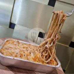 Baked Spaghetti Brulee