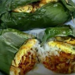 Nasi Bakar Telur Dadar