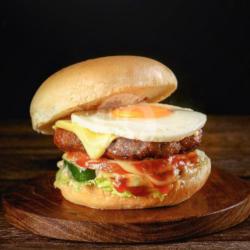 Egg Beef Burger Cheese