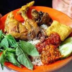 Pecel Ayam   Nasi Free Teh Es Cincau