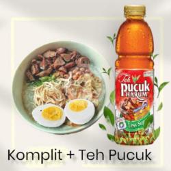 Bubur Ayam Kumplit Teh Pucuk