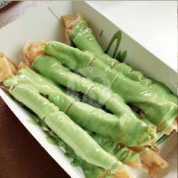 Crispy Banana Roll Green Tea