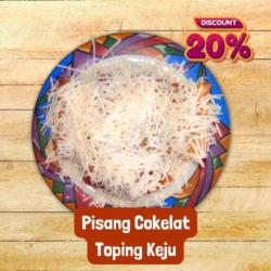 Pisang Coklat Toping Keju