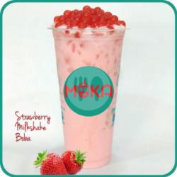 Strawberry Milkshake Boba