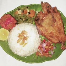 Nasi Ikan Katombo Goreng Kriuk