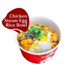 Chicken Steam Egg Rice Bowl