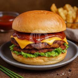 Doubble Chicken Cheese Burger