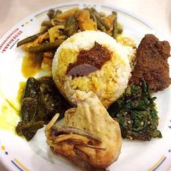 Nasi Padang Ikan  Perkedel/telur