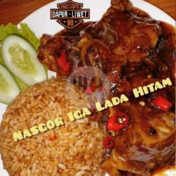 Nasi Goreng Iga Lada Hitam