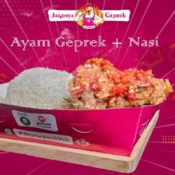 Ayam Geprek   Nasi