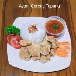 Nasi Ayam Goreng Tepung