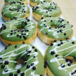 1 Pcs Donat Greentea Glaze